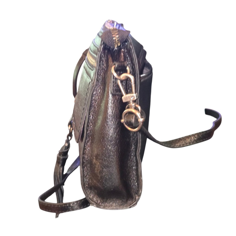 The Sak Leucadia Crossbody Bag Women Medium Black Leather Studded Tassel 109151 - Picture 3 of 10